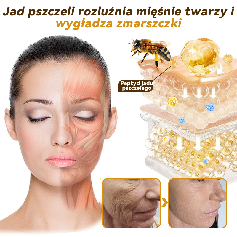 FrissArc™ Botox Jadem Pszczelim przeciwzmarszczkowy Krem – Redukuje zmarszczki, ujędrnia i rozjaśnia skórę – Krem przeciwstarzeniowy o podwójnym działaniu!