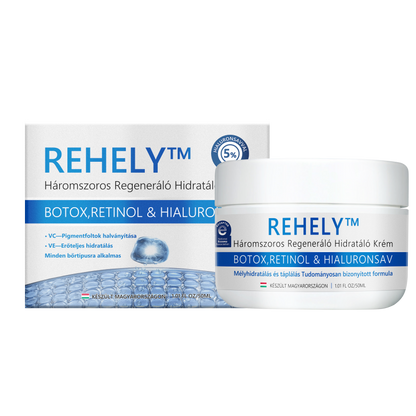 🩵REHELY™ Háromszoros Regeneráló Hidratáló Krém|BOTOX,RETINOL&HIALURONSAV|Mélyhidratálás és táplálásTudományosan bizonyított formula